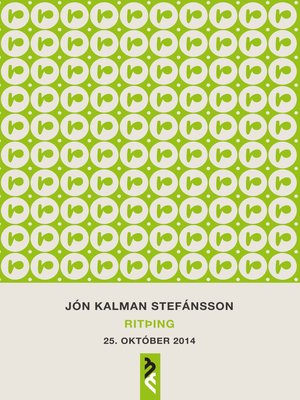 cover image of Jón Kalman Stefánsson : ritþing 25. október 2014